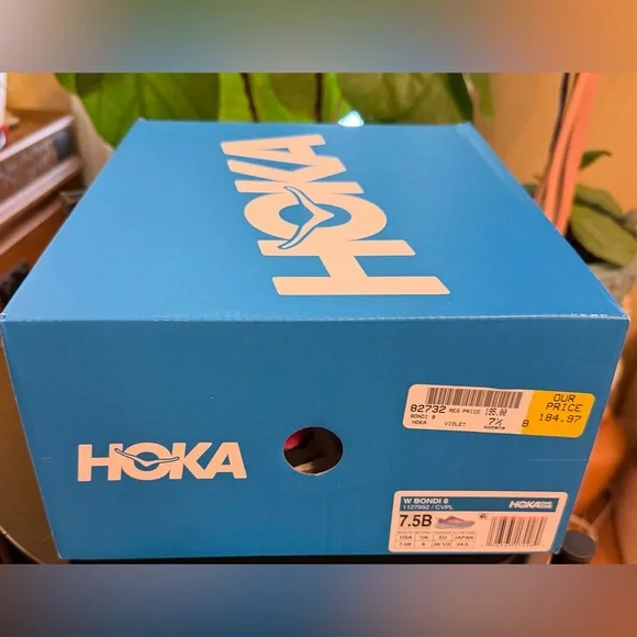 Hoka Bondi 8 Women Violet/Blue Running Shoes  7.5B WBDNI8 - Picture 12 of 12